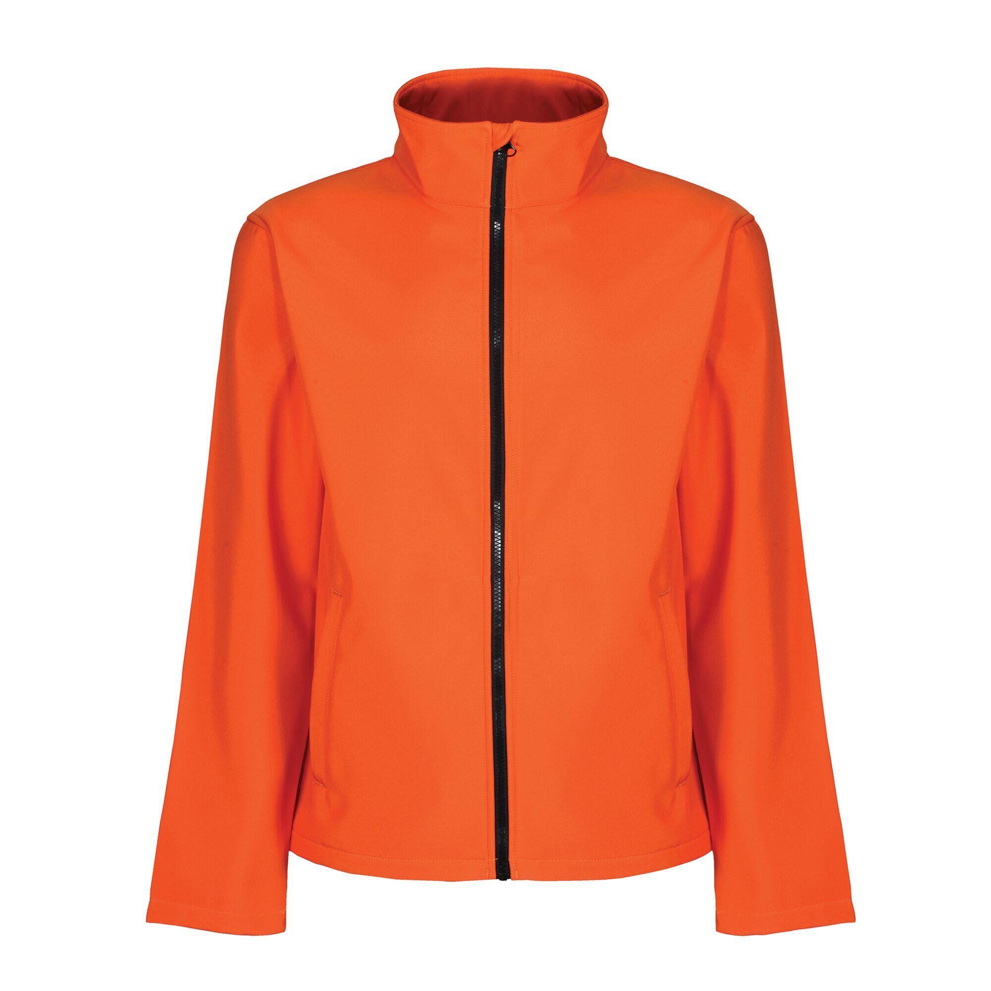 REGATTA Mens Ablaze Printable Softshell Jacket (Magma Orange/Black)