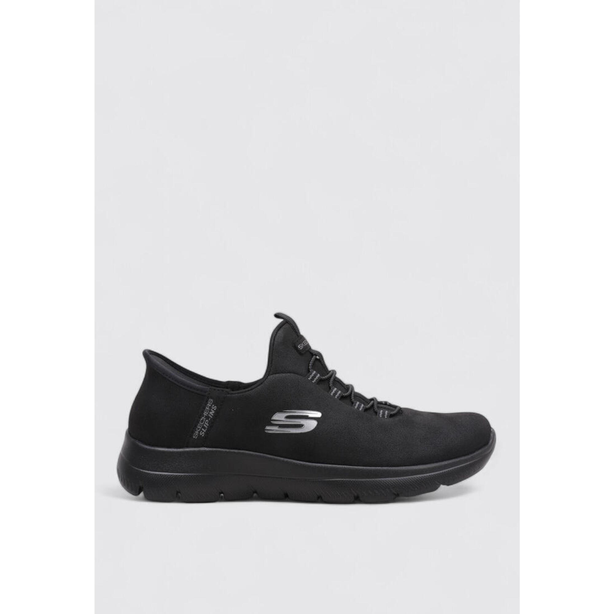 Skechers - Chaussure De Randonnée Baskets Femme Skechers Summits Slip-ins Noi - Baskets - Noir - 40 - Decathlon