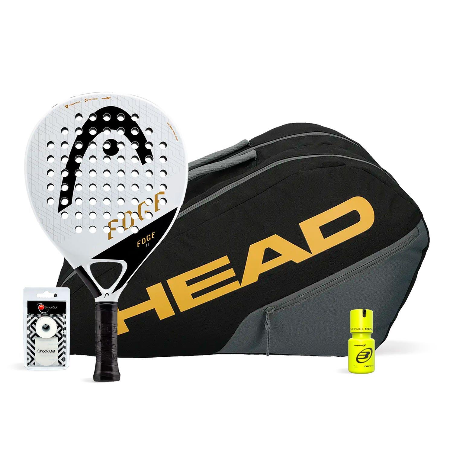 HEAD Pack Head Edge 2 White Saco Edge Dry Grip