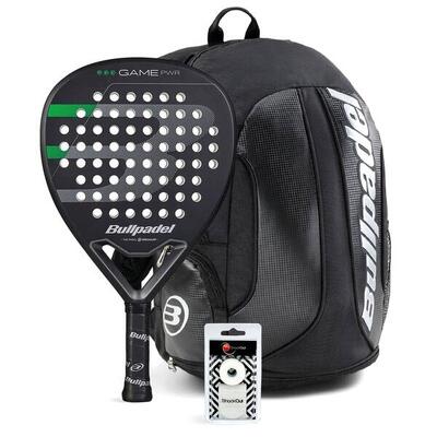 Pack bullpadel game power black bag avant