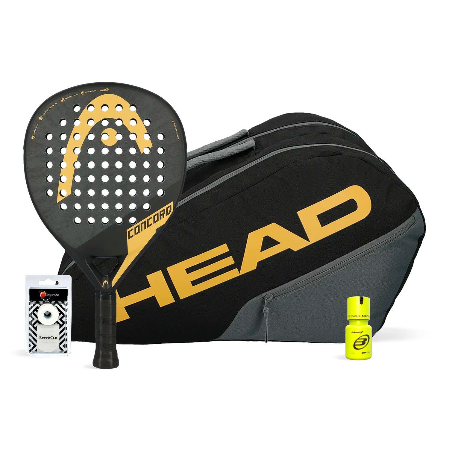 Head - Pack Head Concord Sac De Padel Edge Dry Grip - Raquette De Padel - Multicolore - Taille Unique - Decathlon