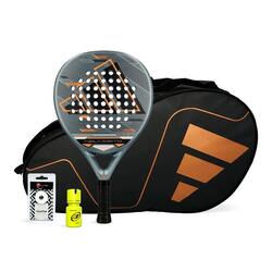 Pack Adidas Neuvortx Cooper Sac De Padel Carbon Contrôle Dry Grip