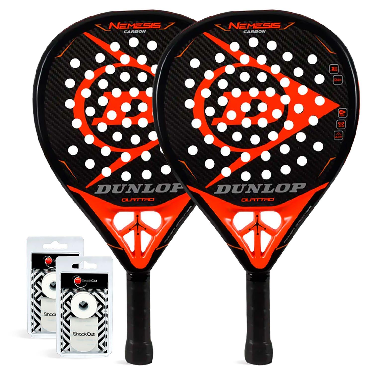 Dunlop - Pack Duo Dunlop Nemesis Carbon - Raquette De Padel - Multicolore - Taille Unique - Decathlon