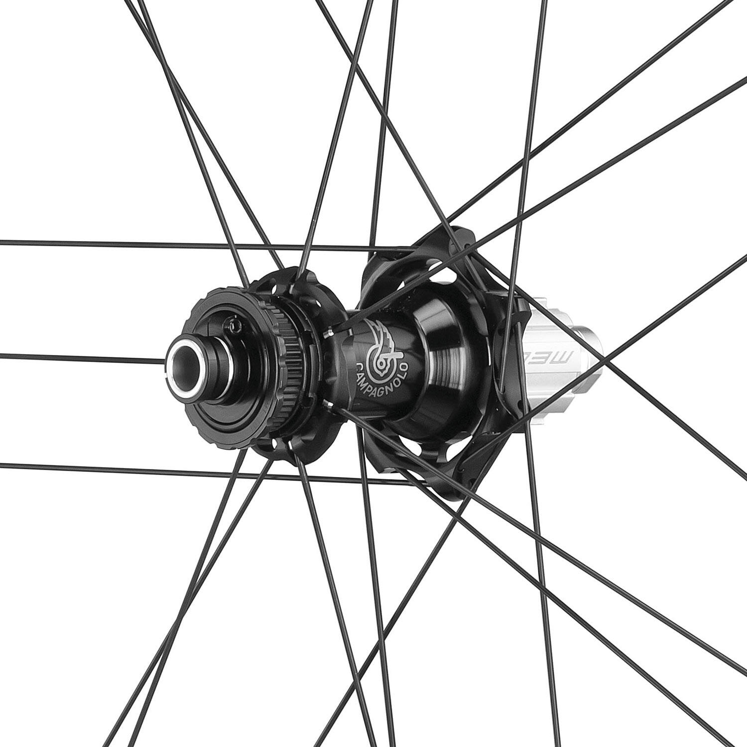 Paire de roues de vélo Campagnolo Shamal Dual C23 2WF Disco TLR HG11 5/7
