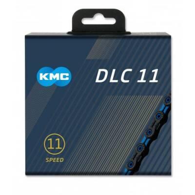 Cadena KMC DLC 11S 118 Negro Rojo