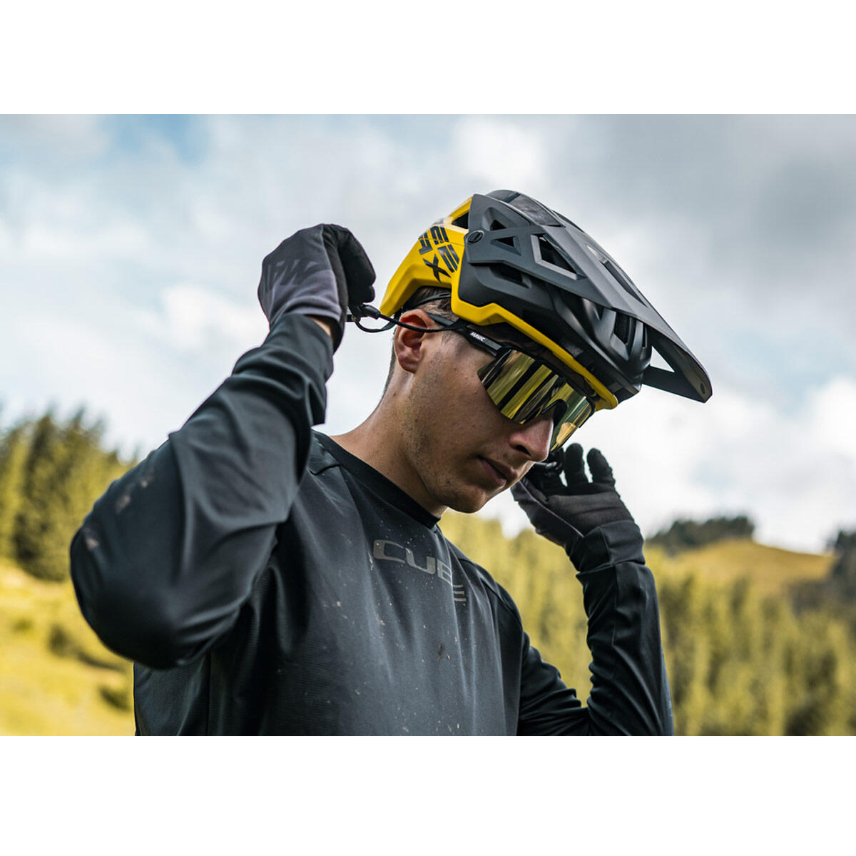 Capacete Mavic Deemax Pro Mips Amarelo/Preto 5/7
