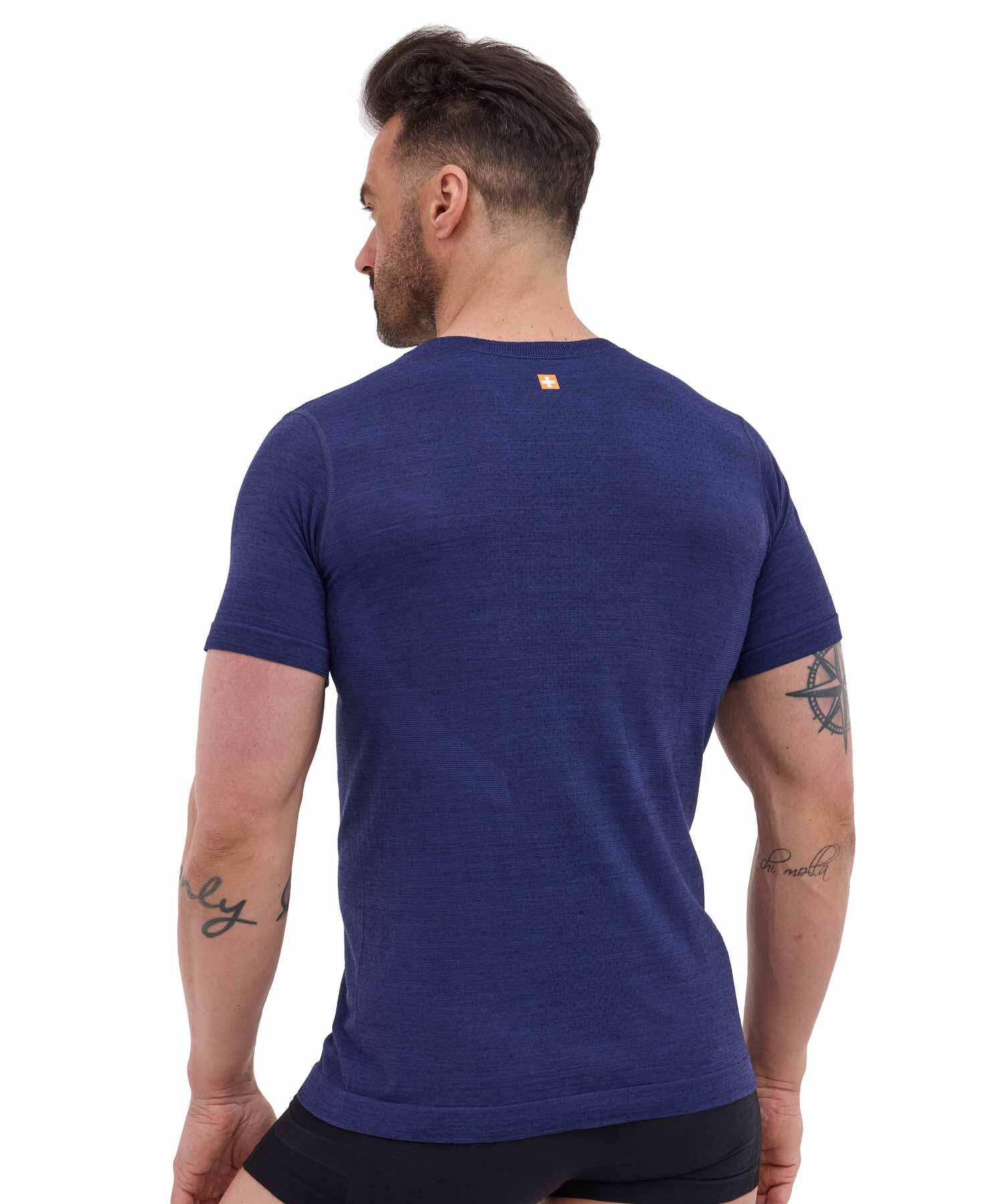 Koszulka męska z krótkim rękawem wełniana Brubeck OUTDOOR WOOL PRO 2/4