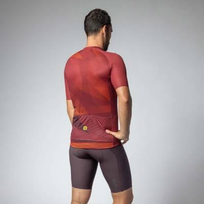 Maillot Manches Courtes Alé Connect Rouge 7/7