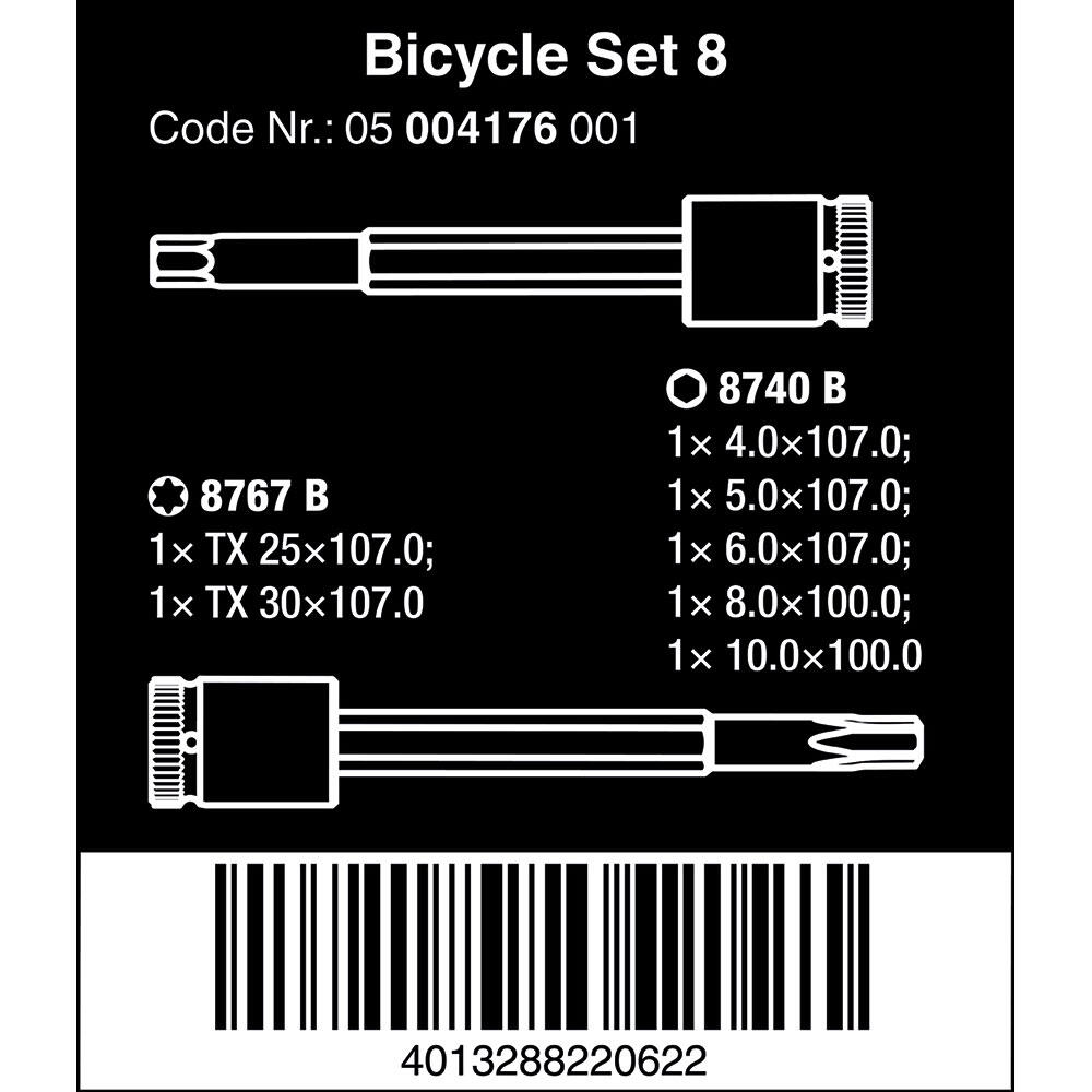 Set di prese per bicicletta Wera 3/5