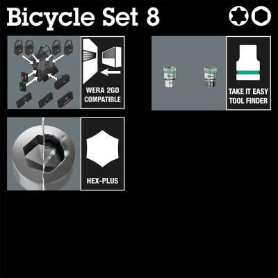 Set di prese per bicicletta Wera 5/5