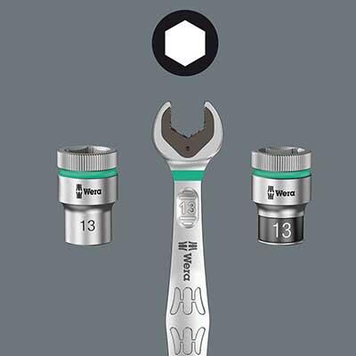 Set di chiavi combinate per biciclette Wera 6/6