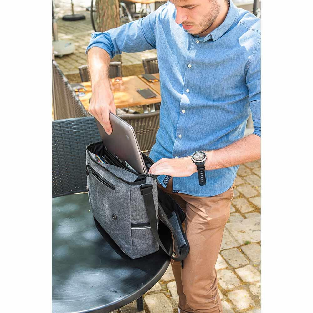 Zefal Urban Messenger Bag Grey 4/7