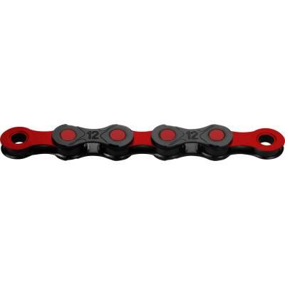 Chaîne KMC DLC VAE 126 maillons 12V Noir/Rouge 4/4