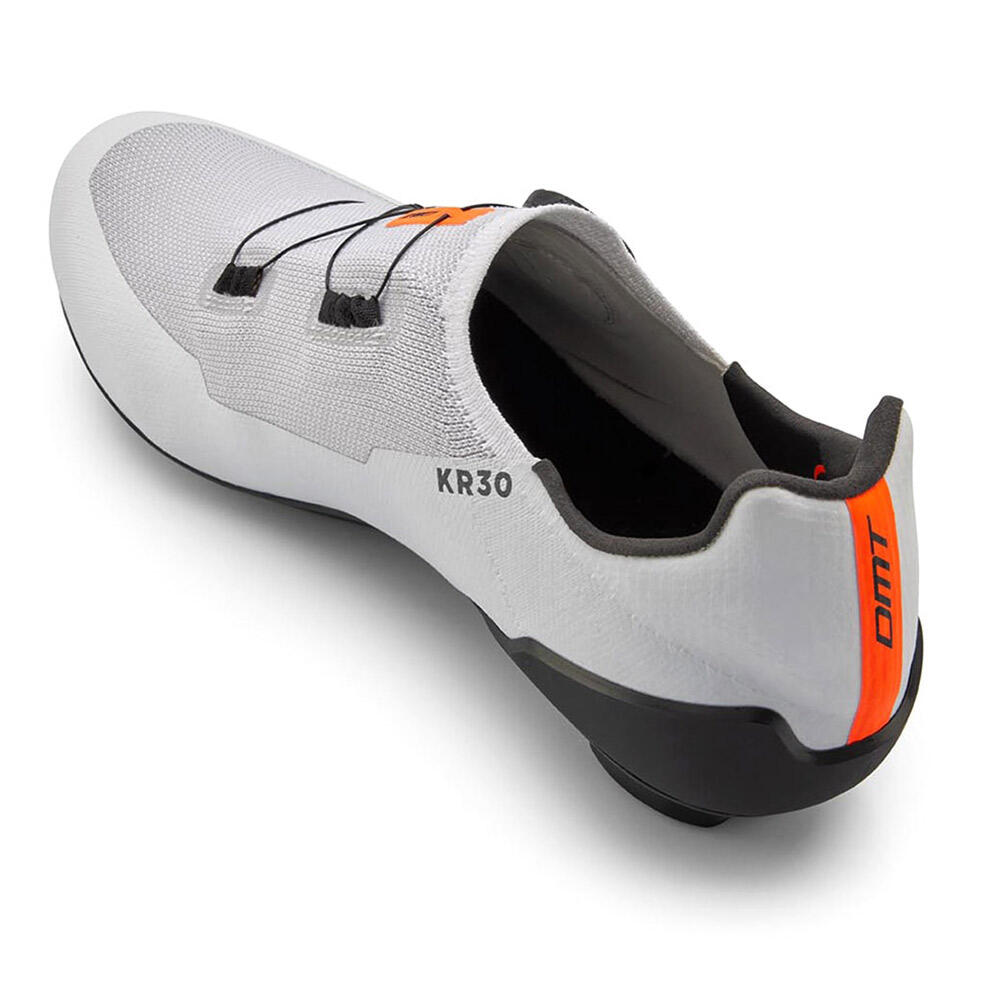 DMT KR30 White Road Shoes - Engineered Knit, BOA L6, Carbon 4/5