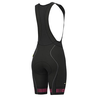 Kurze Fahrradhose mit Trägern - STRADA LADY 4/5
