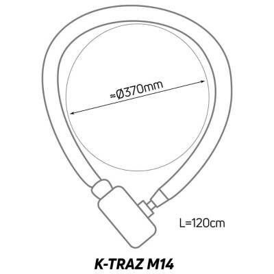 ZEFAL M14 - Chaîne Antivol Vélo à Clé - Cadenas Chaîne 7/7