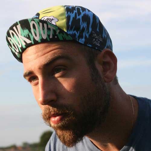 Gorra de Ciclismo Cinelli STEVIE GEE 'LOOK OUT' 4/6