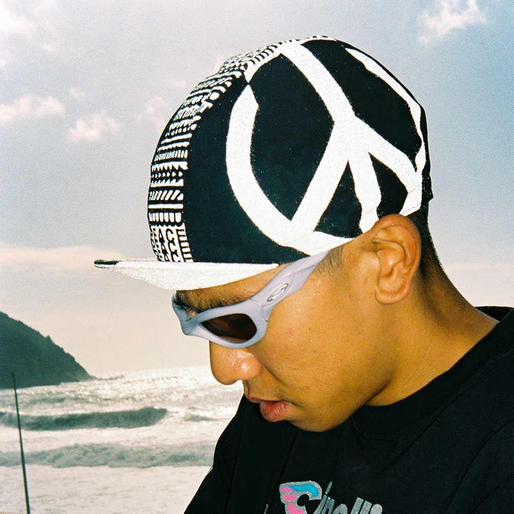 Gorra de Ciclismo Cinelli peace black 5/7