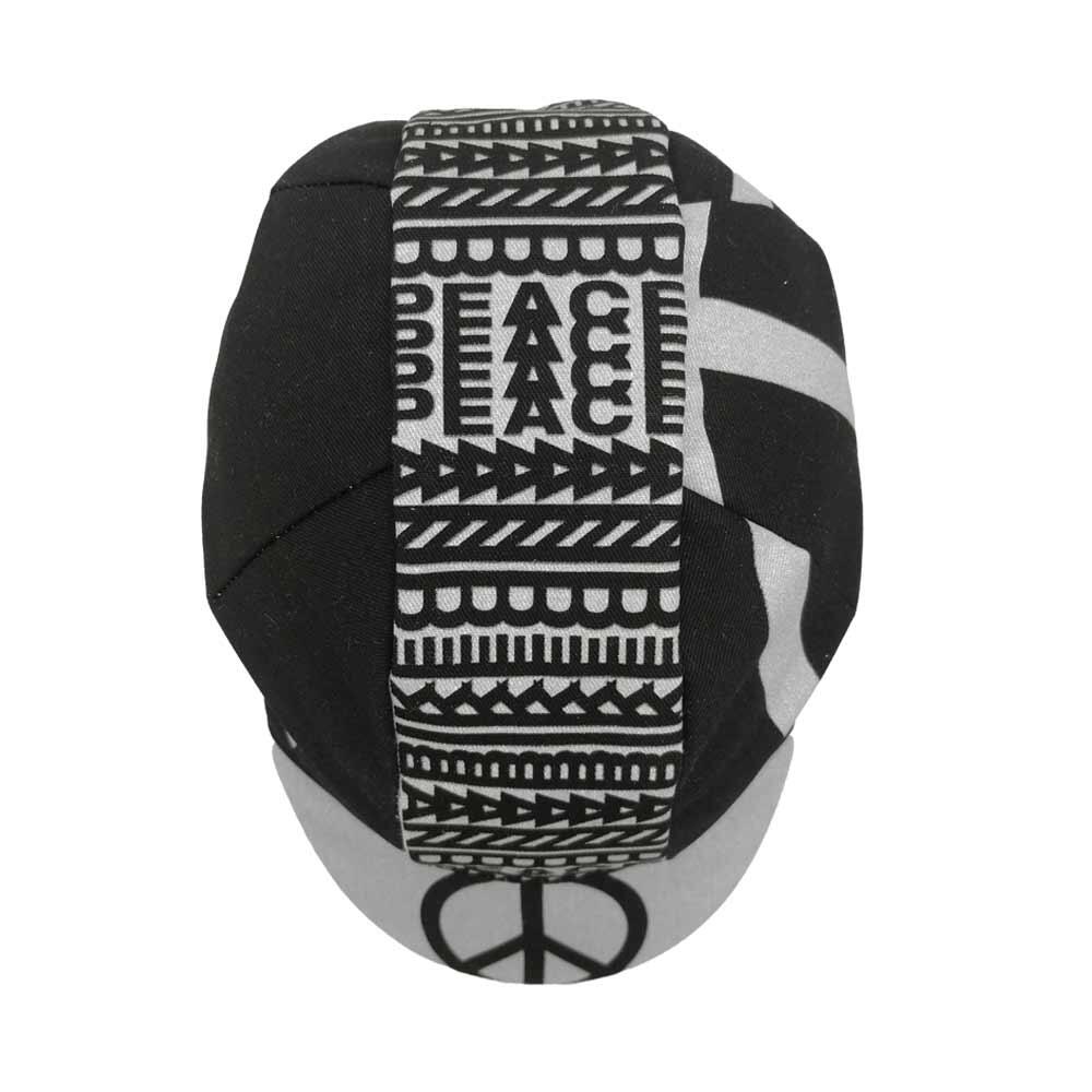 Gorra de Ciclismo Cinelli peace black 4/7
