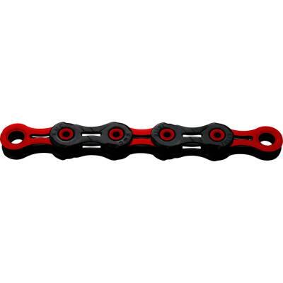 Cadena KMC DLC 11S 118 Negro Rojo 4/4