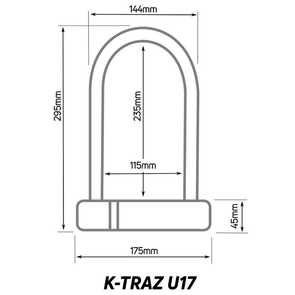 Antivol en U Zefal K-Traz U17 2/6