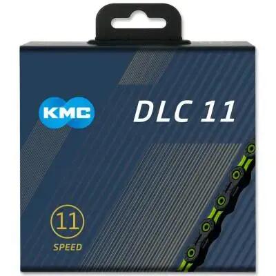 Cadena KMC DLC 11S 118 Negro Rojo