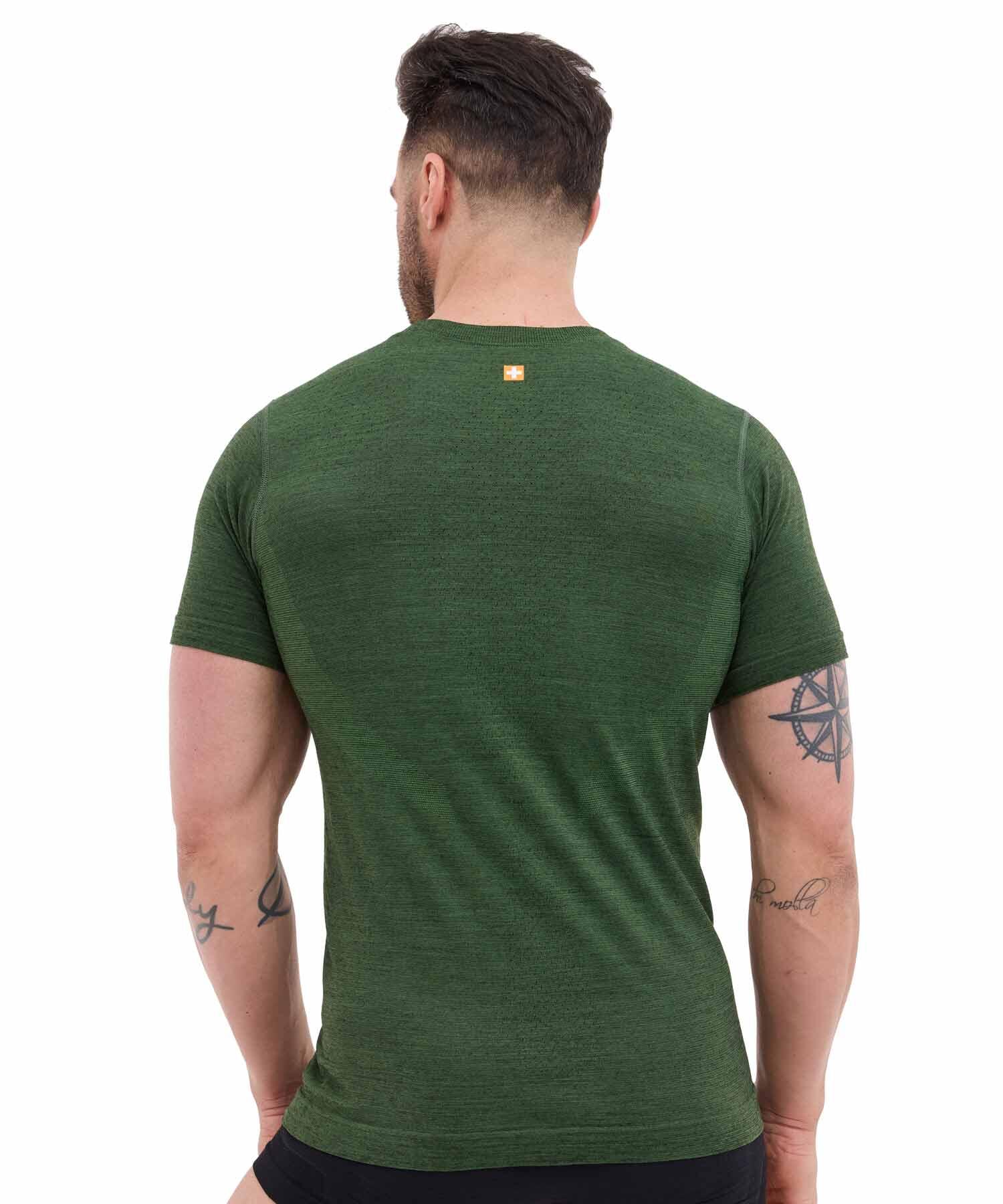 Koszulka męska z krótkim rękawem wełniana Brubeck OUTDOOR WOOL PRO 2/4