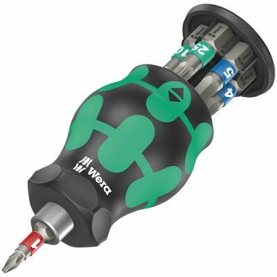 Cacciavite con porta-bits in acciaio inox Wera (x11) 6/7