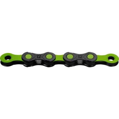 Chaîne KMC DLC VAE 126 maillons 12V Noir/Vert 4/4