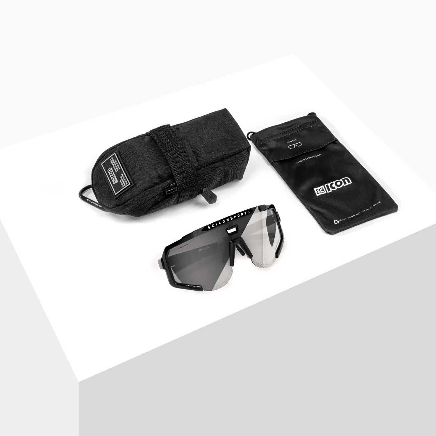 Scicon Aeroscope Gafas Deportivas (Negro Brillante/Fotocromàtico) 4/7