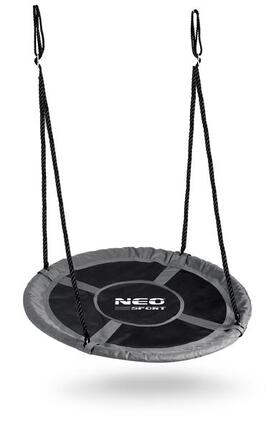 Huśtawka ogrodowa bocianie gniazdo fotel wiszący 110cm Neo-Sport