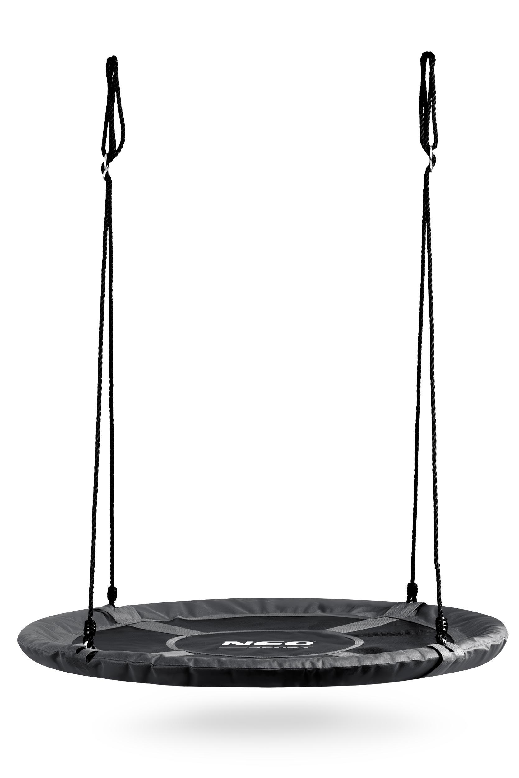 Huśtawka ogrodowa bocianie gniazdo fotel wiszący 110cm Neo-Sport 3/7