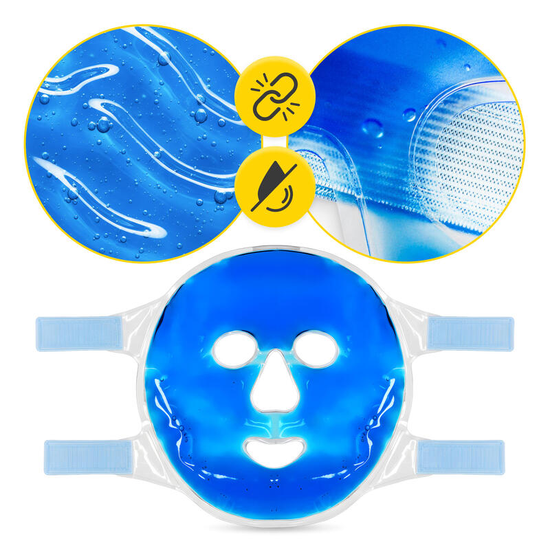 Mască facială reutilizabilă cu gel cald-rece