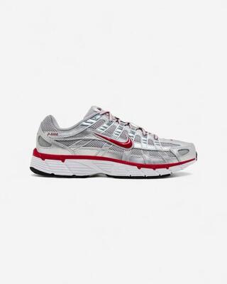 Nike P-6000 Metallic Silver Gym Red