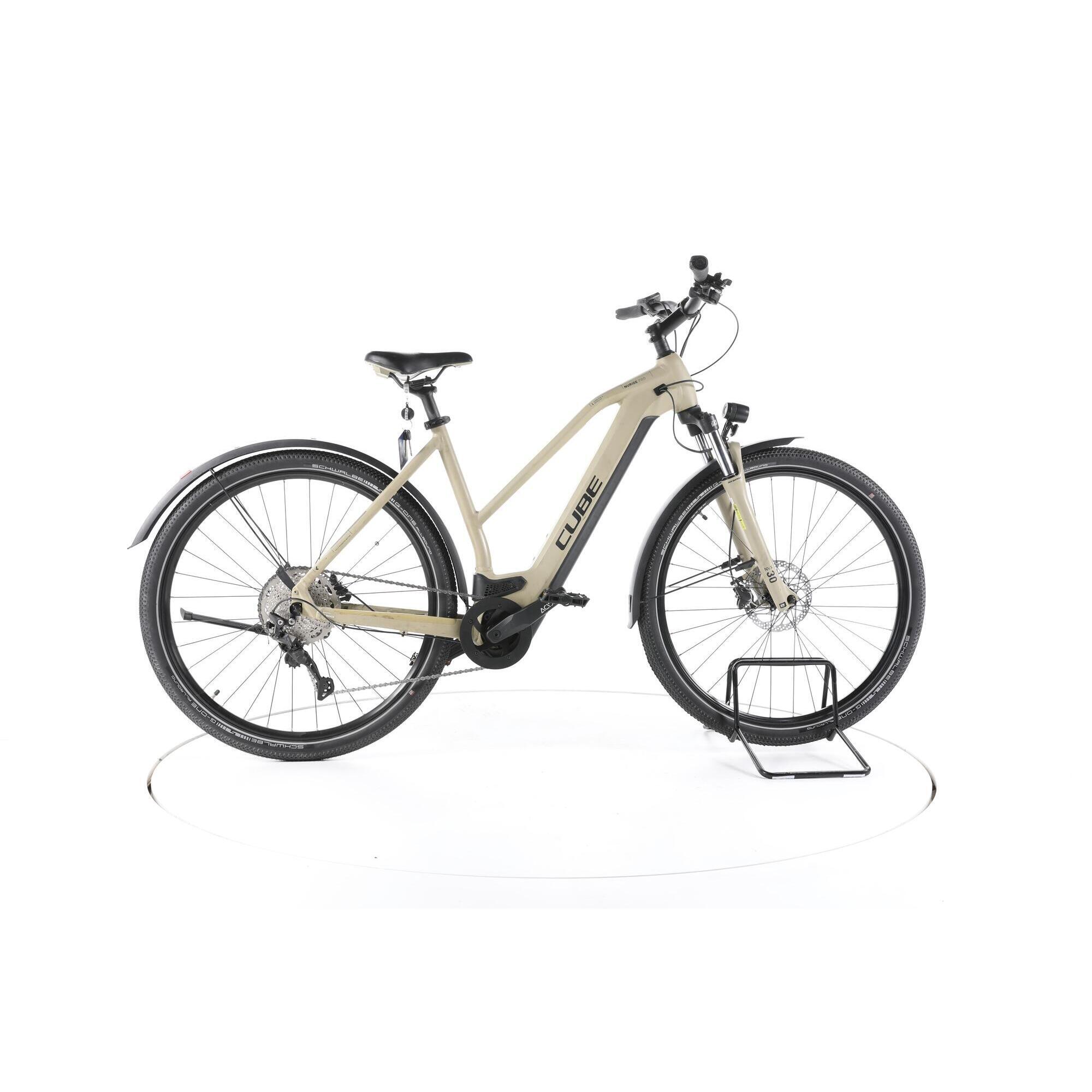 Cube - Reconditionné - Cube Nuride Hybrid Pro Allroad Vélo Électrique - Bon - Vélo Tout Terrain - Beige - 54 - Decathlon