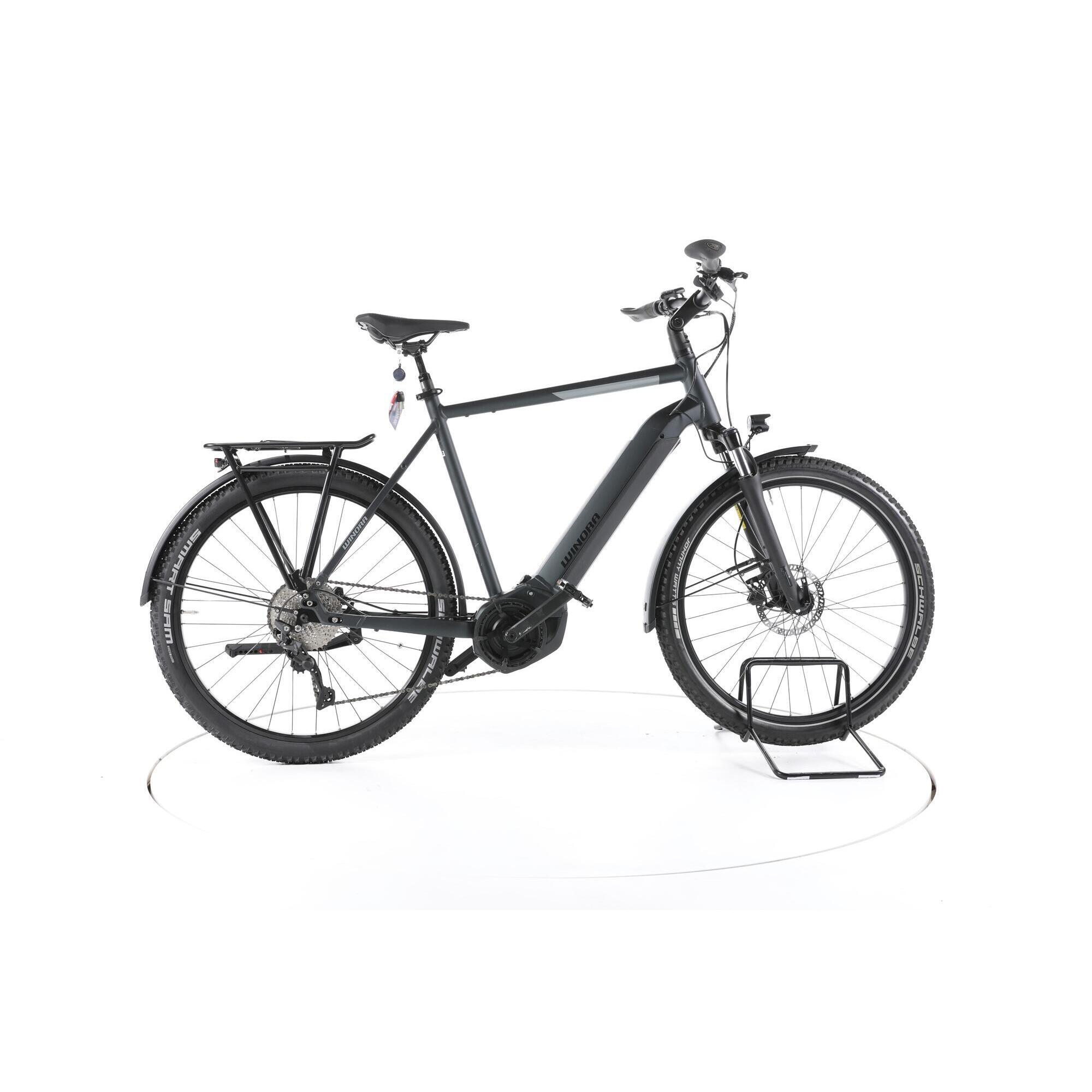 Winora - Reconditionné - Winora Yucatan 10 Trekking Vélo Électrique - Très Bon - Vélo De Voyage - Noir - 60 - Decathlon