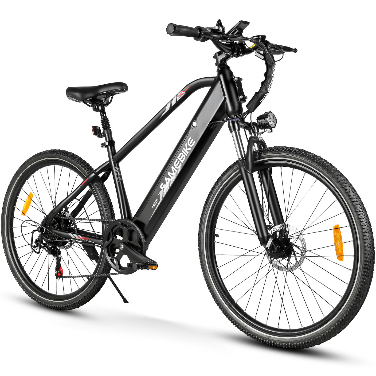 Bicicleta elétrica urbana SAMEBIKE RS-A01MEN 1.0 com bateria de 36V 15AH 4/7