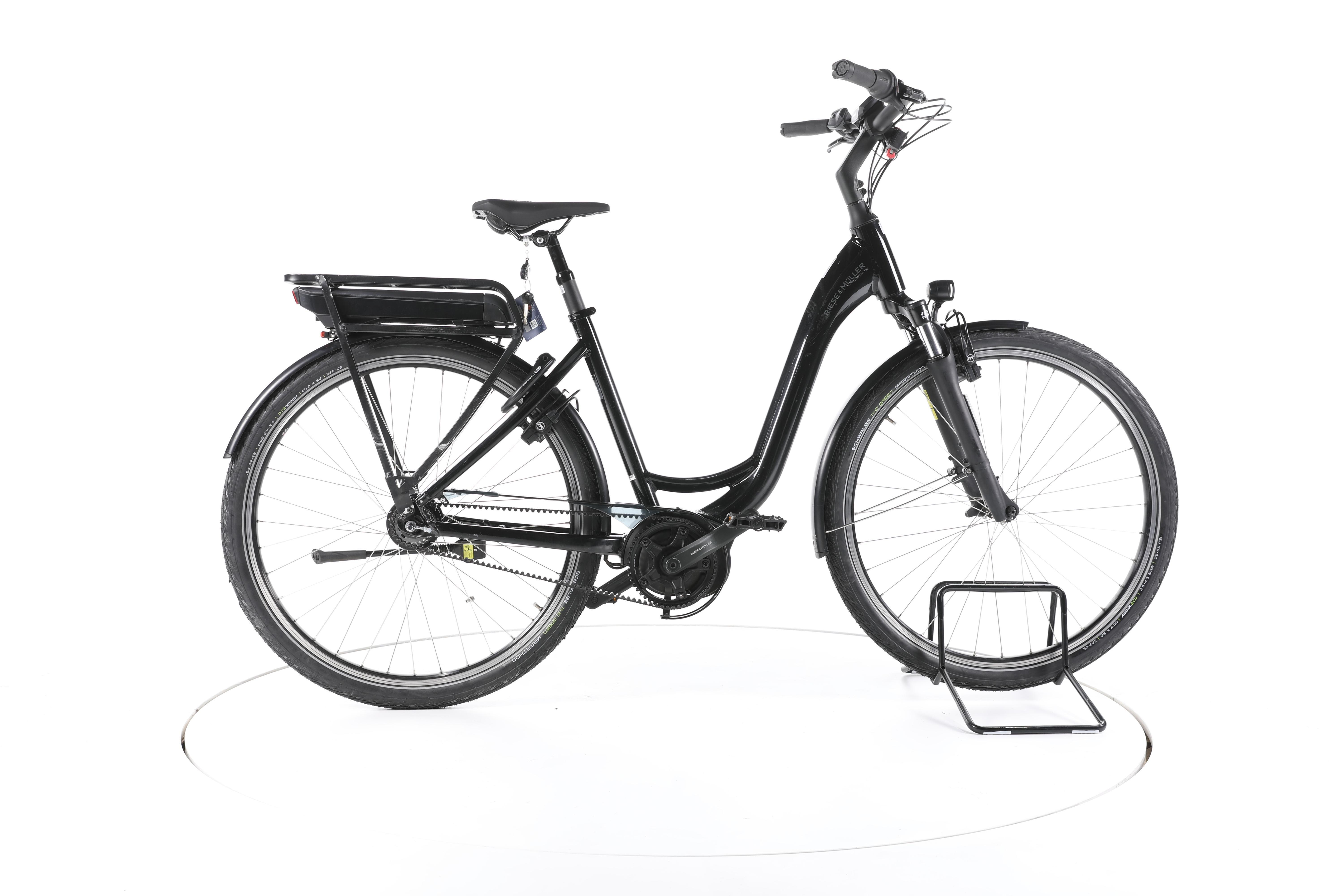 Segunda vida - riese & müller swing rt city e-bike degrau baixo - bom estado