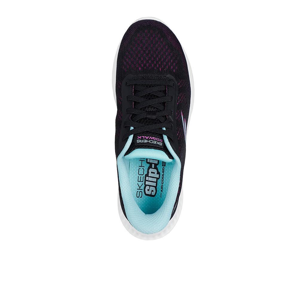 Comodda Baskets FEMME Skechers Alip-ins Go Walk Now-sarahi NOIR 3/7