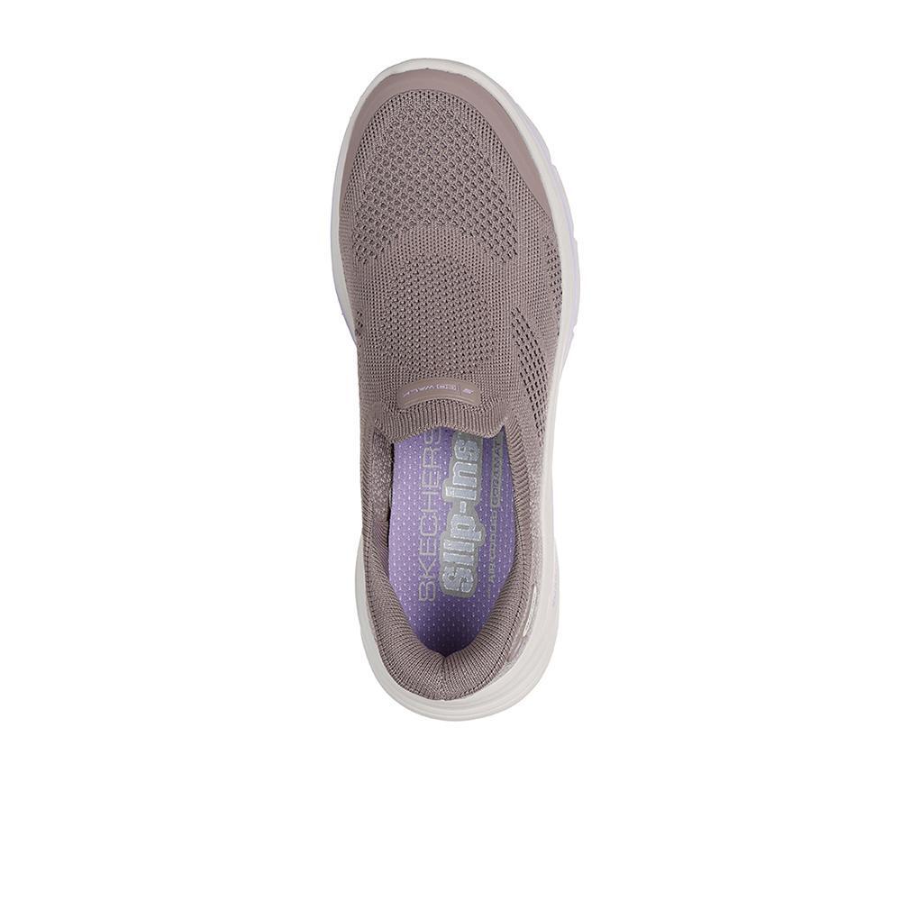 Sapatilhas Skechers Mulher Go Walk 8 - Nova Taupe 3/4