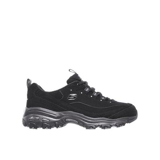 Zapatillas Skechers Mujer D'Lites - Play On Negras