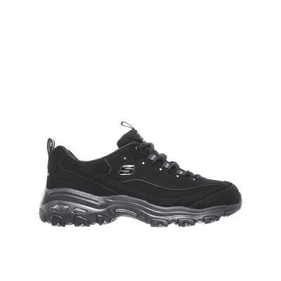 Zapatillas Skechers Mujer D'Lites - Play On Negras