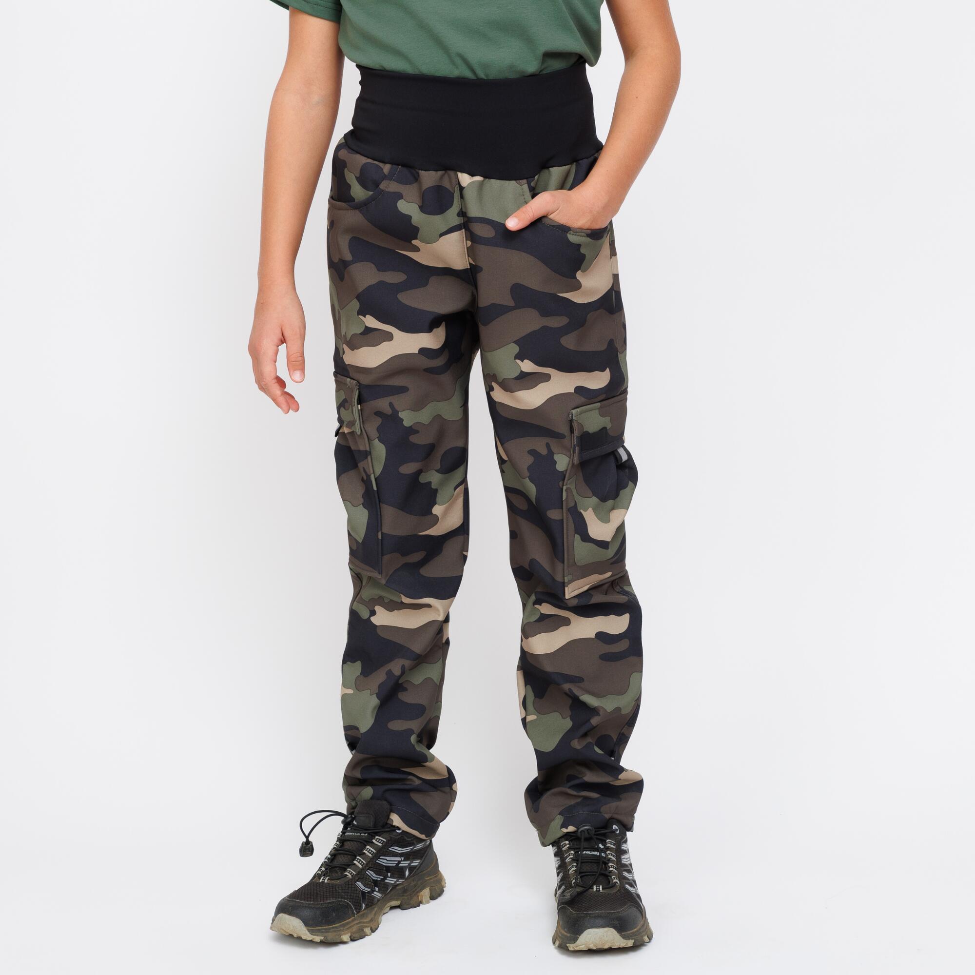 ŠIJEME SRDCEM Dětské softshellové kalhoty "Bahňáky"