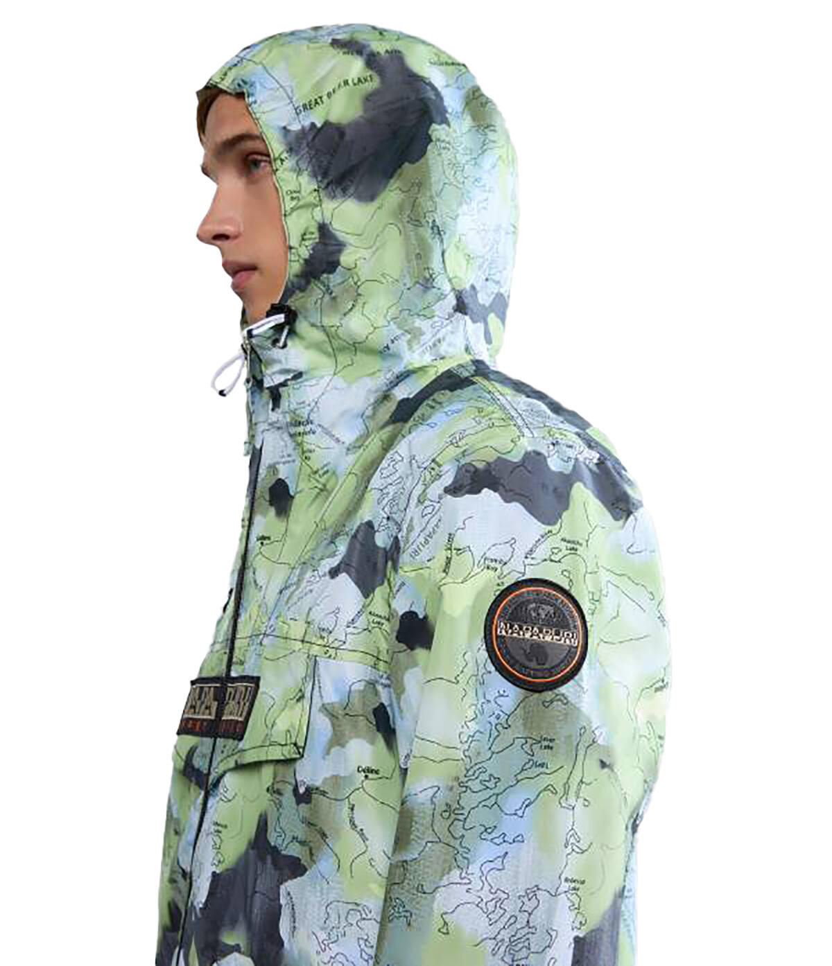 Napapijri Herren Jacke Rainforest Open Summer Print bunt 4/6