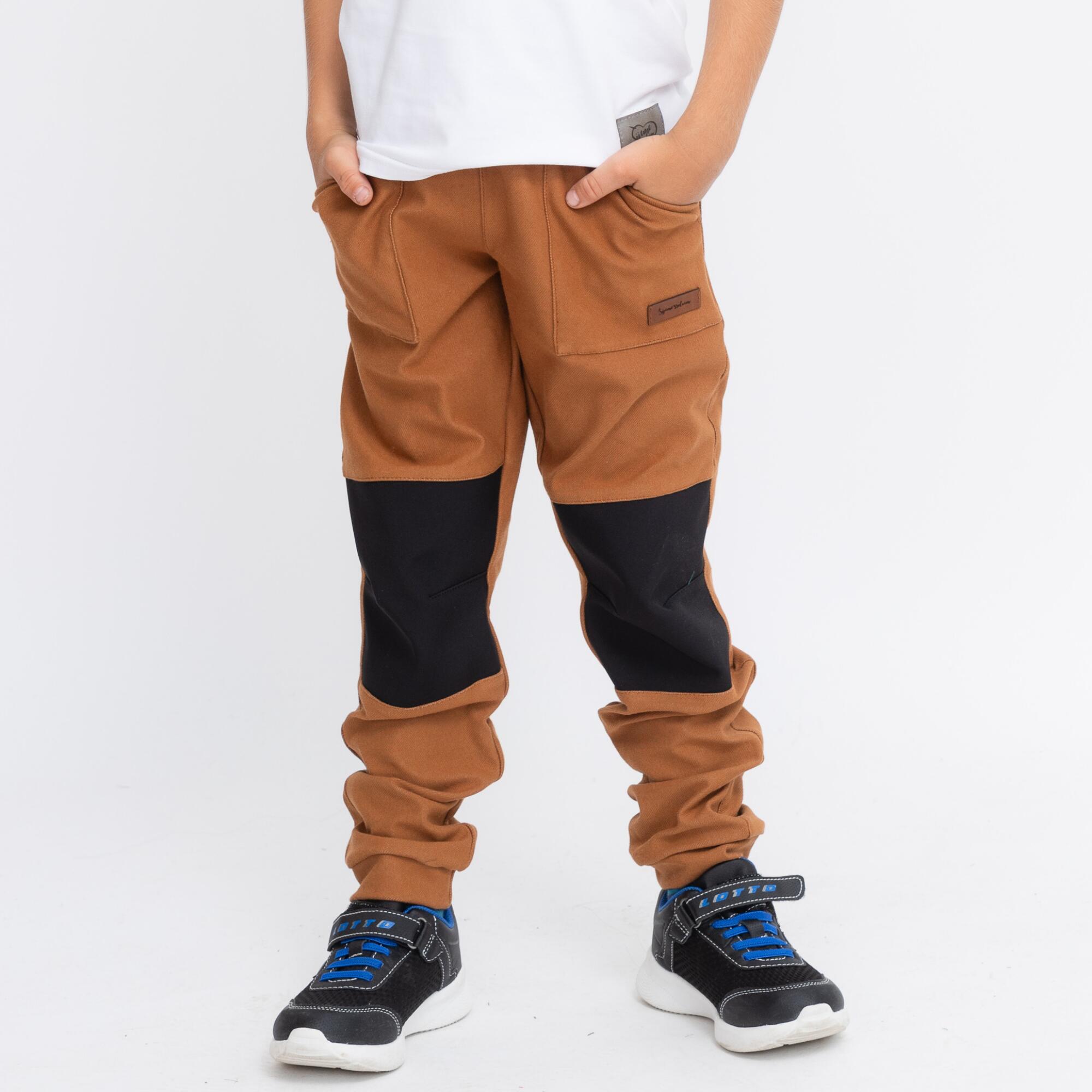 ŠIJEME SRDCEM Dětské kalhoty se zesílenými koleny