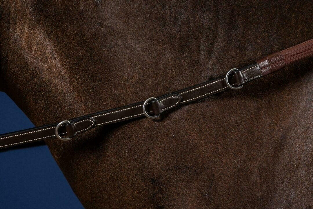Rubber teugels voor een cob met 7 sluitingen Dy'on Howlett 3 D 2/3
