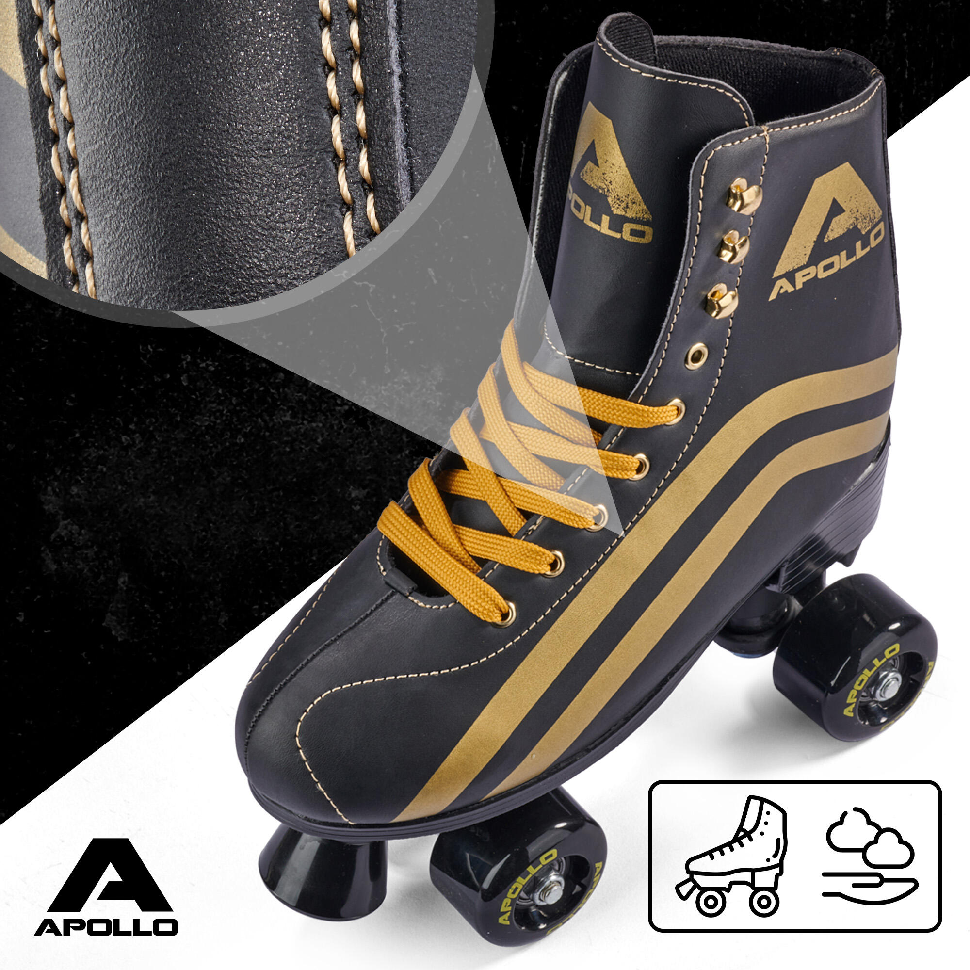 Apollo Disco Roller Classic – patins à roulettes réglables enfants & adultes 2/7