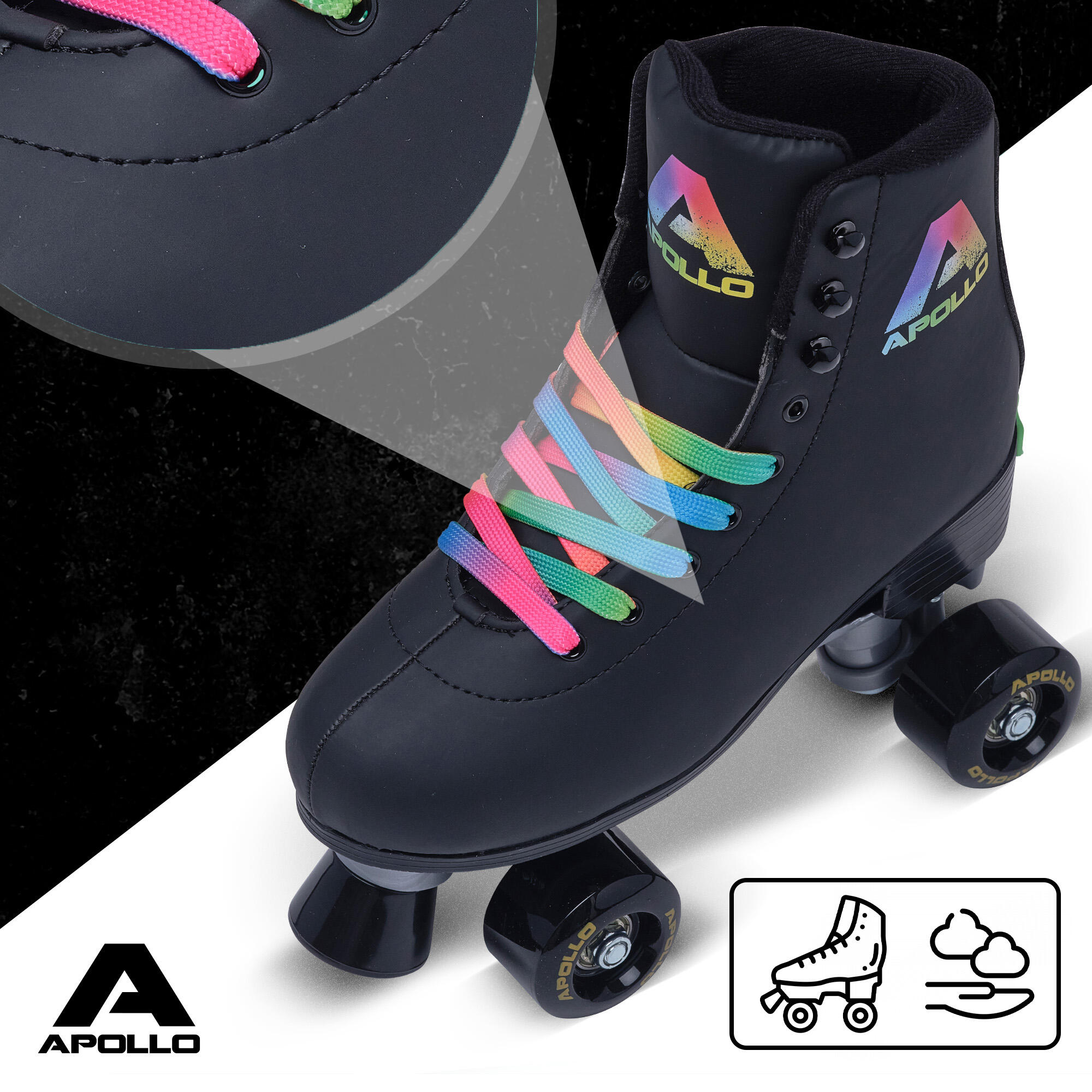 Apollo Disco Roller Classic – verstellbare Rollschuhe für Kinder & Erwachsene 2/7