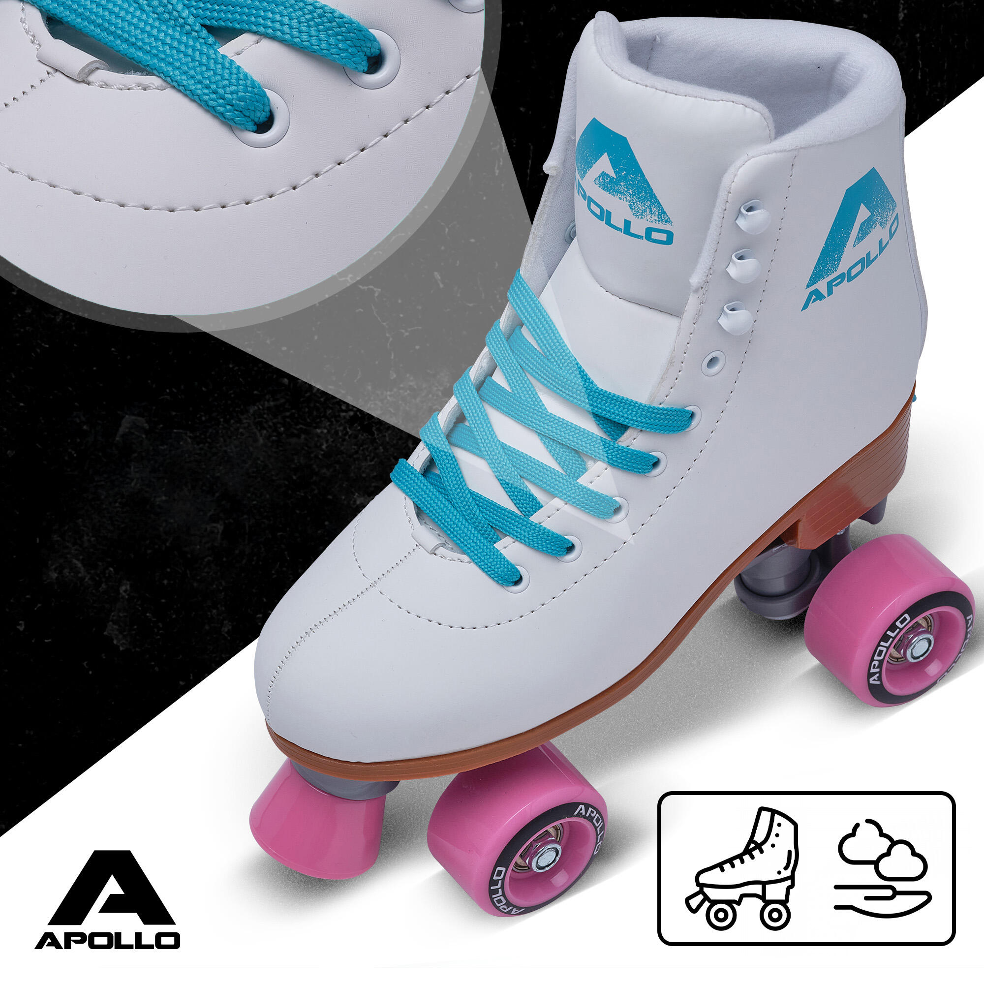 Apollo Disco Roller Classic – verstellbare Rollschuhe für Kinder & Erwachsene 2/7