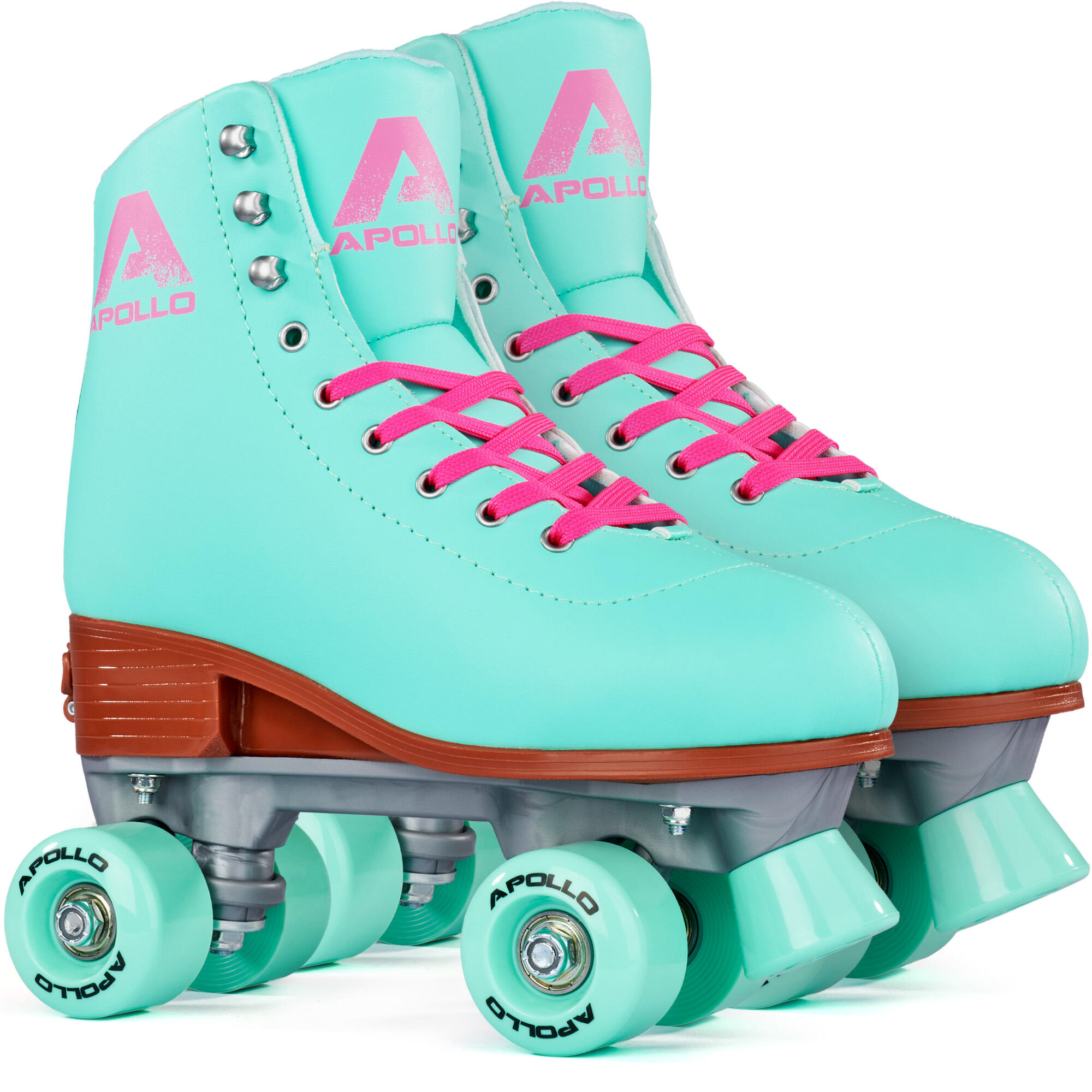 Apollo - Apollo Disco Roller Classic – Patins À Roulettes Réglables Enfants & Adultes - Patins À Roulettes - Bleu|rose - 35/38 - Decathlon